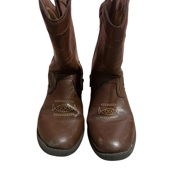 Disney Kids Cowboy Boots size US 11.  Toy Story Design - Brown light up - Picture 4 of 9